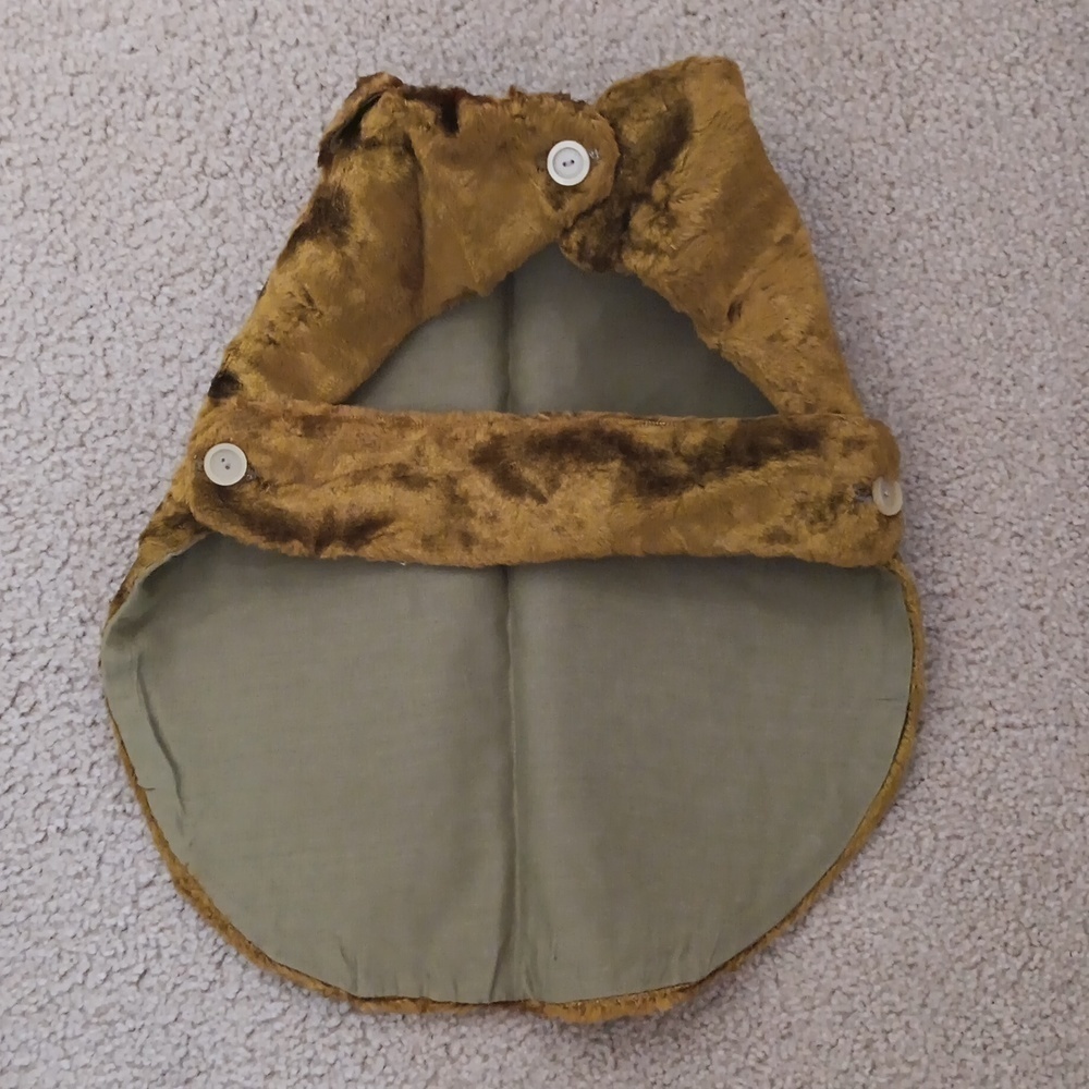 Vintage Hand Made Faux Fur Dog Coat - Picture 2 of 8